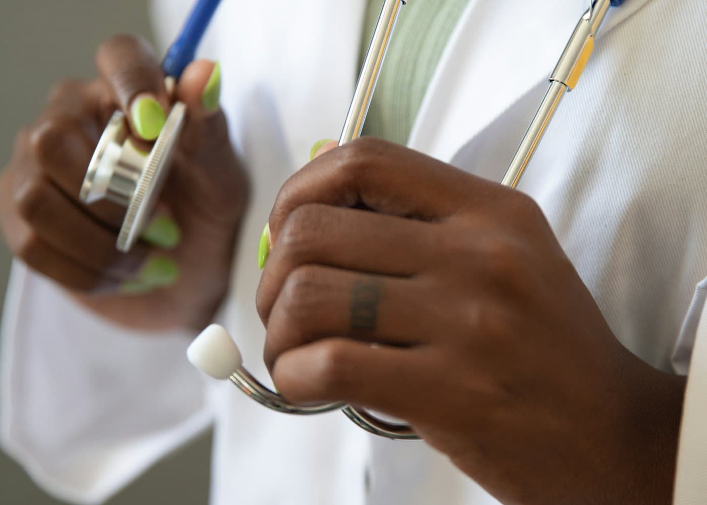 A Leancare provider with a stethoscope